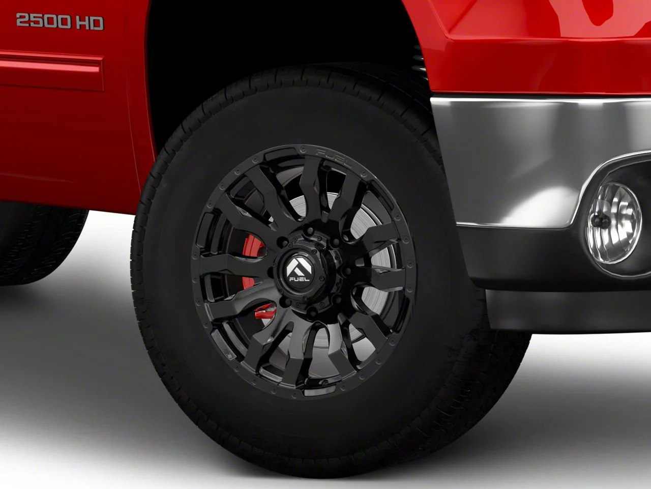 Fuel Wheels Blitz Gloss Black 8-Lug Wheel; 18x9; -12mm Offset (11-14 Sierra 3500 HD SRW)