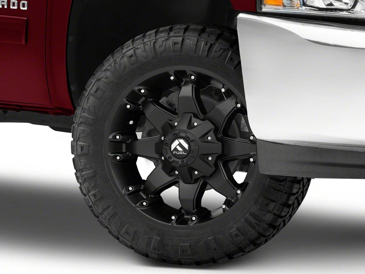 Fuel Wheels Octane Matte Black 6-Lug Wheel; 20x9; 20mm Offset (07-13 Silverado 1500)