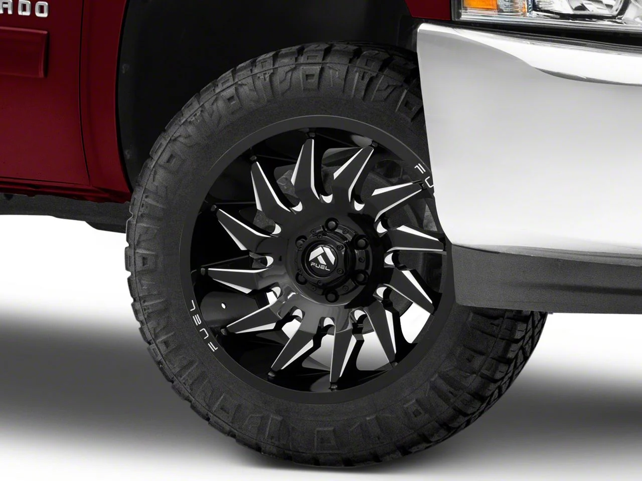 Fuel Wheels Saber Gloss Black Milled 6-Lug Wheel; 20x10; -18mm Offset (07-13 Silverado 1500)