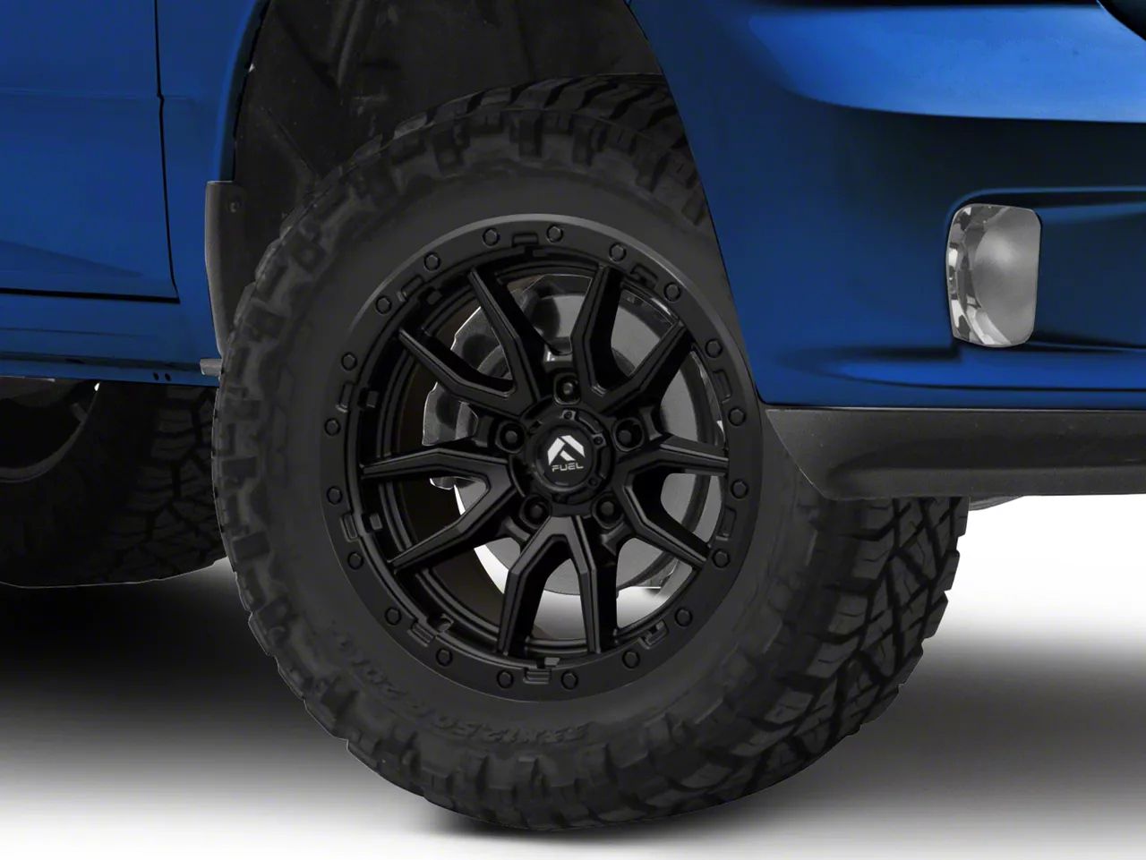 Fuel Wheels Rebel Matte Black 5-Lug Wheel; 18x9; 1mm Offset (09-18 RAM 1500)