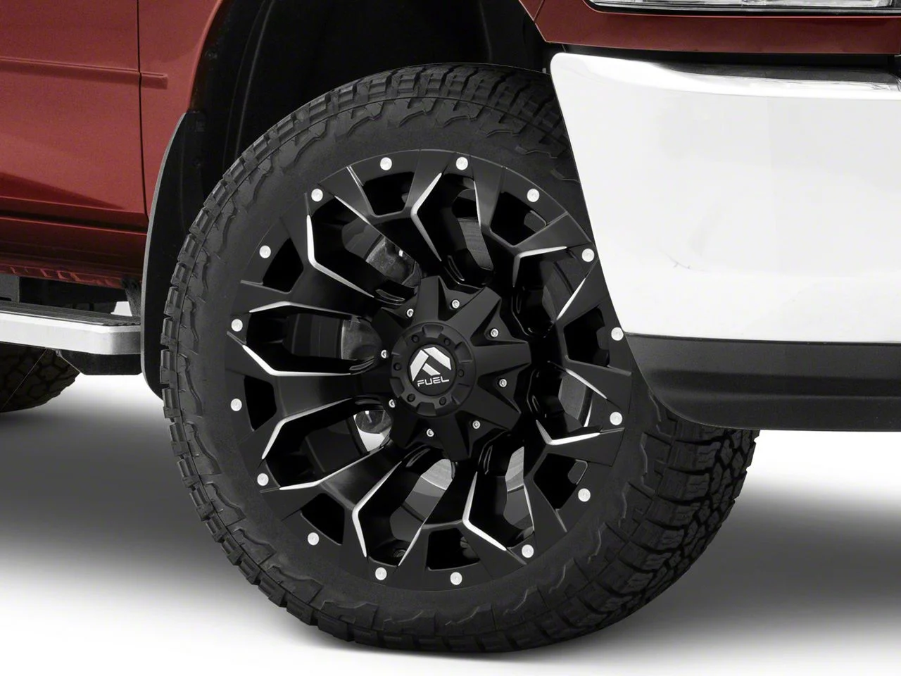 Fuel Wheels Assault Matte Black Milled 8-Lug Wheel; 22x10; -18mm Offset (10-18 RAM 2500)