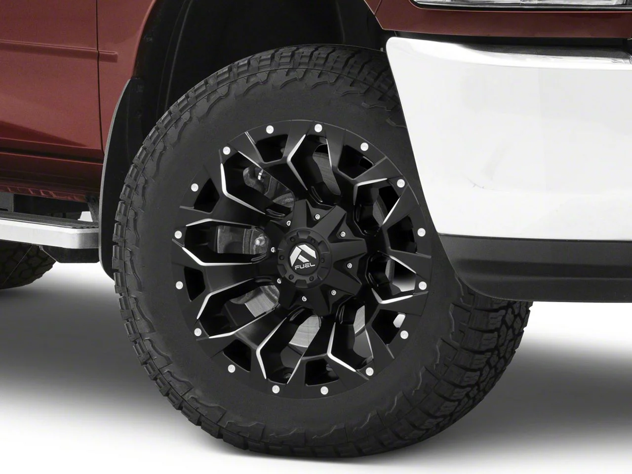 Fuel Wheels Assault Matte Black Milled 8-Lug Wheel; 22x10; -18mm Offset (10-18 RAM 3500 SRW)