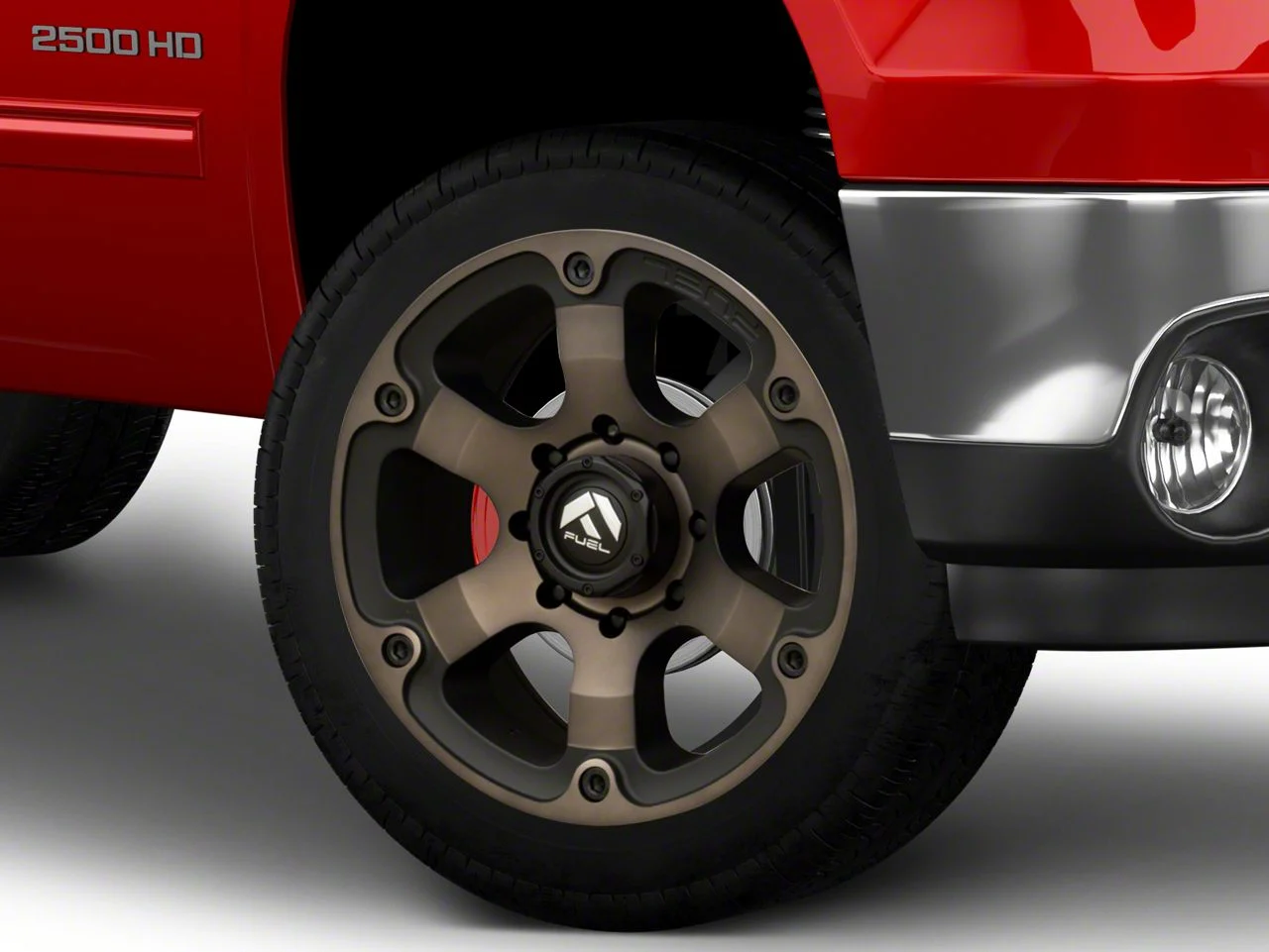 Fuel Wheels Beast Matte Black Double Dark Tint 8-Lug Wheel; 22x12; -44mm Offset (11-14 Sierra 3500 HD SRW)