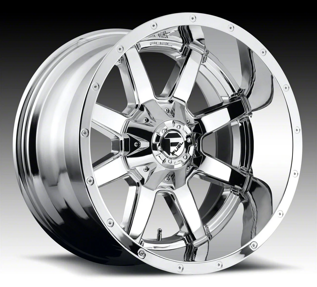 Fuel Wheels Maverick Chrome 8-Lug Wheel; 22x12; -44mm Offset (11-14 Sierra 3500 HD SRW)