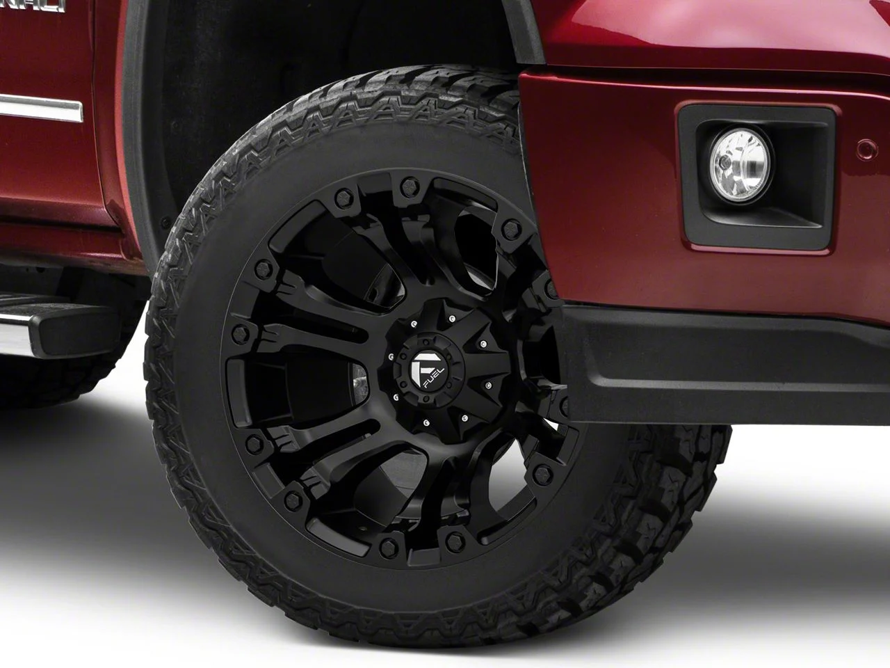 Fuel Wheels Vapor Matte Black 6-Lug Wheel; 20x9; 1mm Offset (14-18 Sierra 1500)