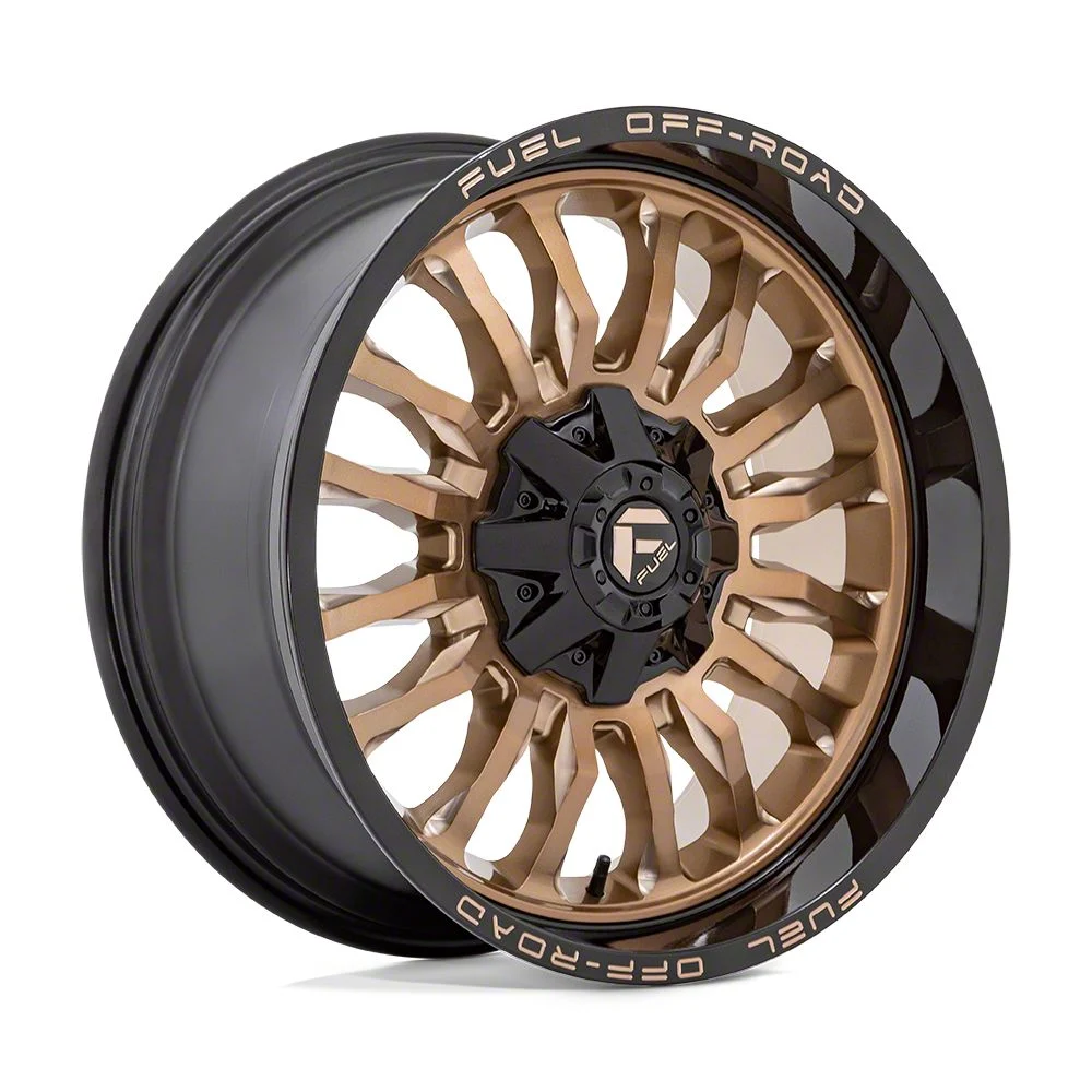 Fuel Wheels Arc Platinum Bronze with Black Lip 6-Lug Wheel; 20x9; 1mm Offset (14-18 Silverado 1500)