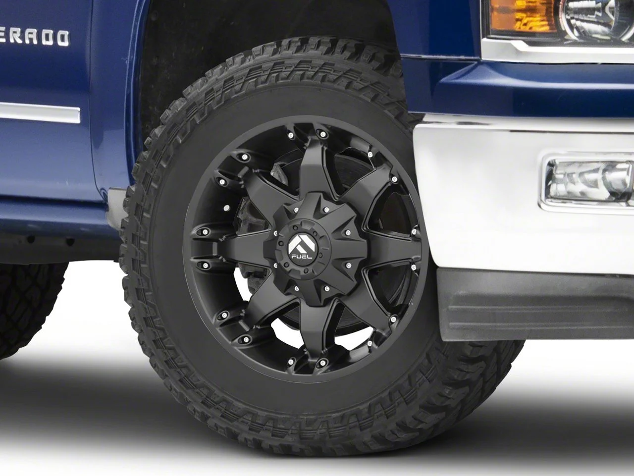 Fuel Wheels Octane Matte Black 6-Lug Wheel; 20x9; 20mm Offset (14-18 Silverado 1500)