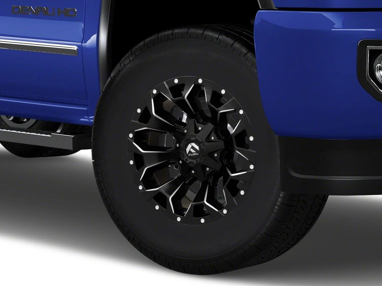 Fuel Wheels Assault Matte Black Milled 8-Lug Wheel; 18x9; 20mm Offset (15-19 Sierra 3500 HD SRW)