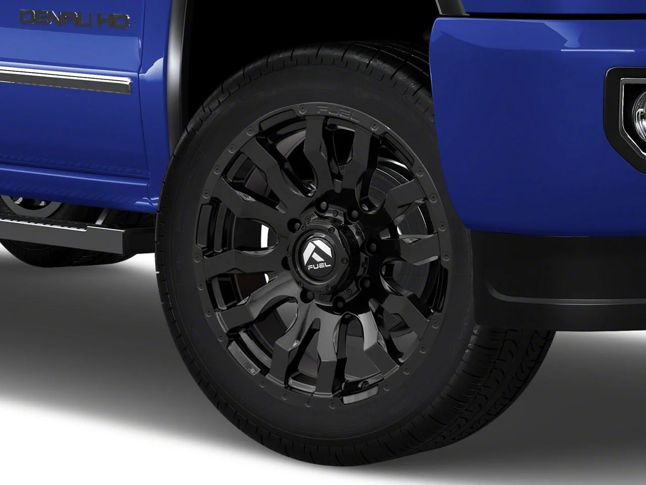 Fuel Wheels Blitz Gloss Black 8-Lug Wheel; 22x10; -18mm Offset (15-19 Sierra 3500 HD SRW)