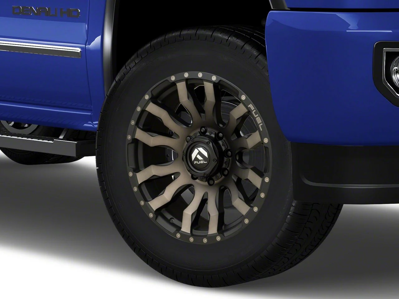 Fuel Wheels Blitz Matte Black Double Dark Tint 8-Lug Wheel; 20x10; -18mm Offset (15-19 Sierra 3500 HD SRW)