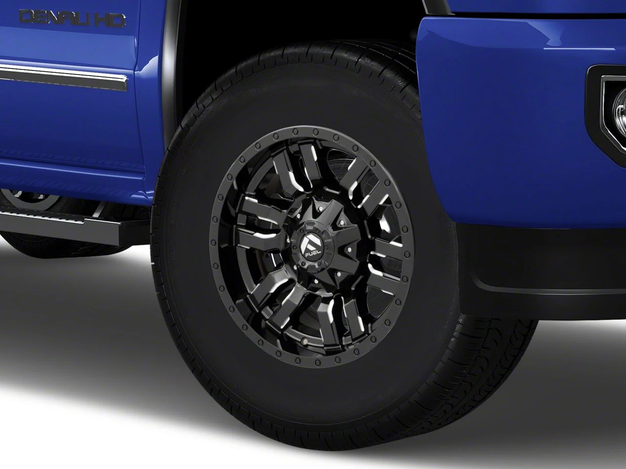 Fuel Wheels Sledge Gloss Black Milled 8-Lug Wheel; 18x9; 20mm Offset (15-19 Sierra 3500 HD SRW)