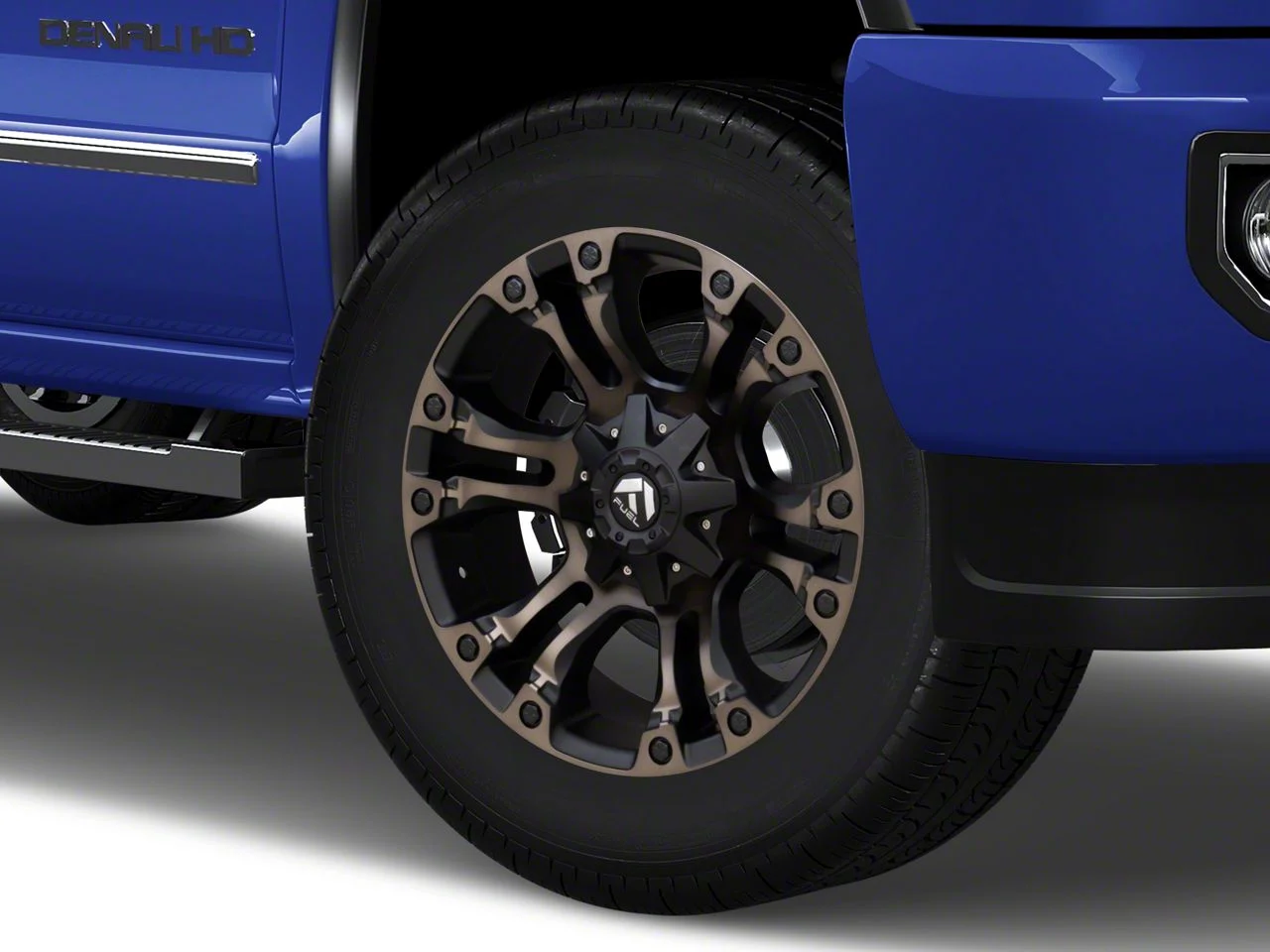 Fuel Wheels Vapor Matte Black Double Dark Tint 8-Lug Wheel; 20x9; 1mm Offset (15-19 Sierra 3500 HD SRW)