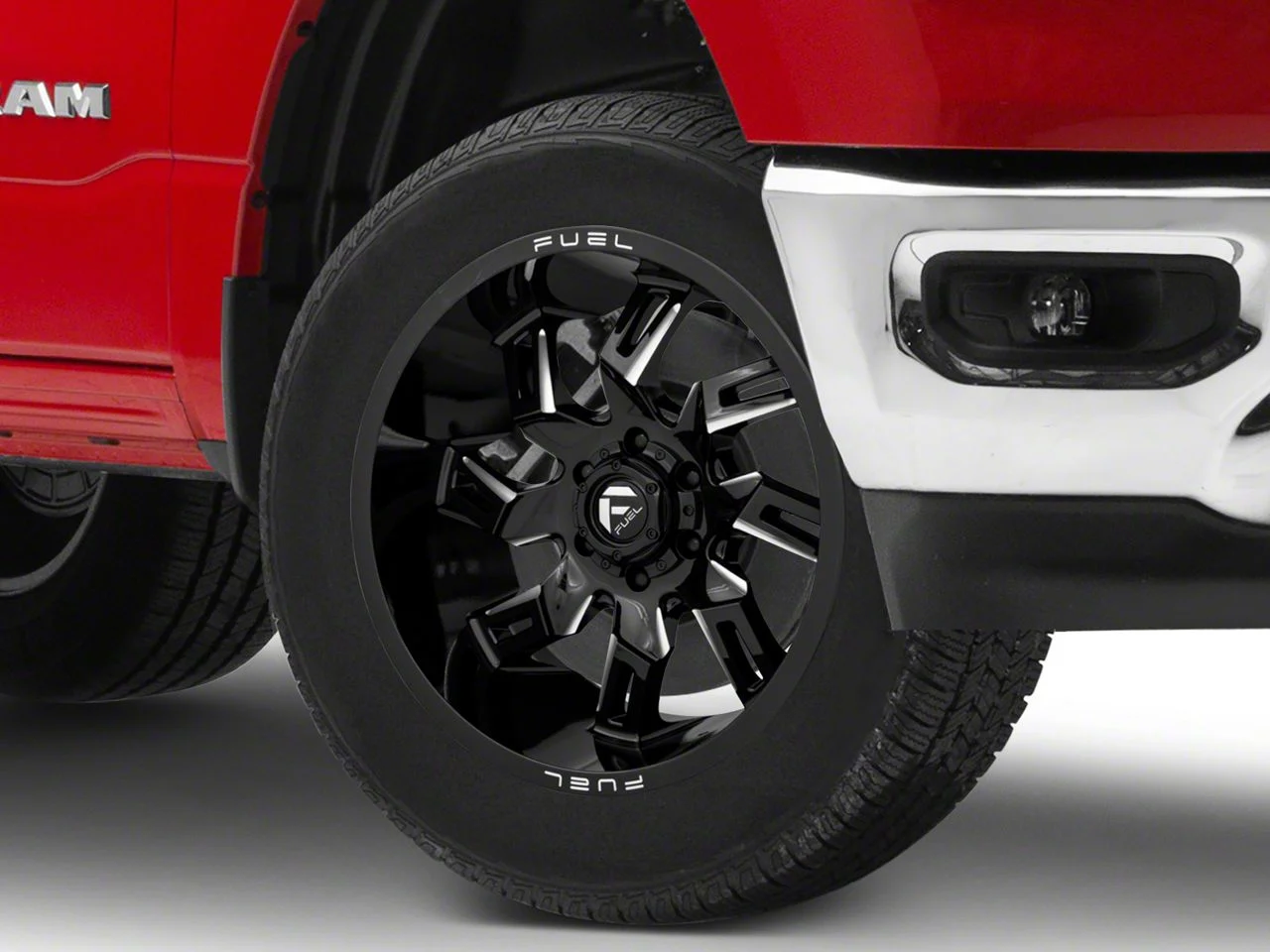 Fuel Wheels Lockdown Gloss Black Milled 6-Lug Wheel; 20x9; 1mm Offset (19-26 RAM 1500)