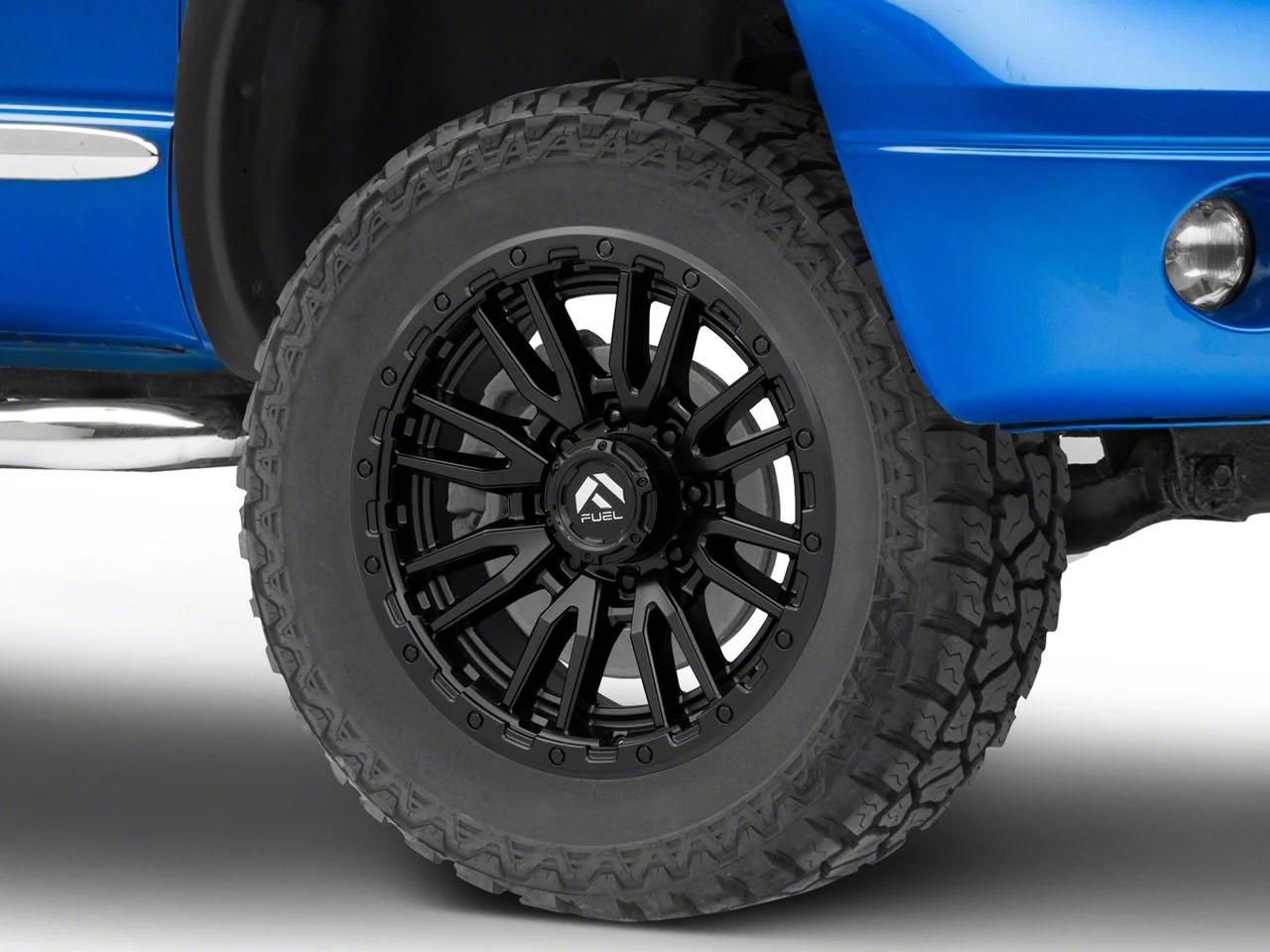 Fuel Wheels Rebel Matte Black 8-Lug Wheel; 20x9; 1mm Offset (06-08 RAM 1500 Mega Cab)