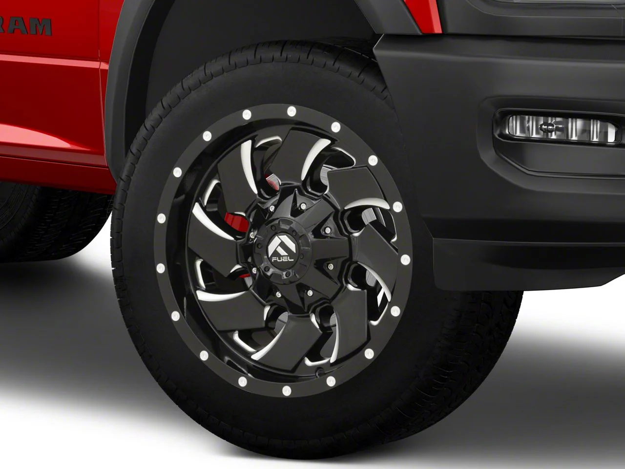 Fuel Wheels Cleaver Gloss Black Milled 8-Lug Wheel; 22x10; -18mm Offset (19-26 RAM 2500)