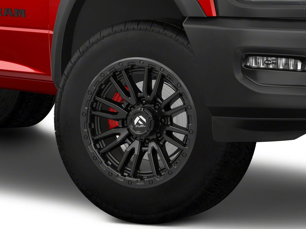 Fuel Wheels Rebel Matte Black 8-Lug Wheel; 20x10; -18mm Offset (19-26 RAM 3500 SRW)