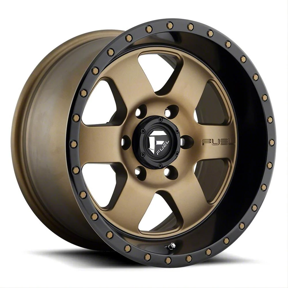 Fuel Wheels Podium Matte Bronze 6-Lug Wheel; 17x9; -12mm Offset (14-18 Sierra 1500)