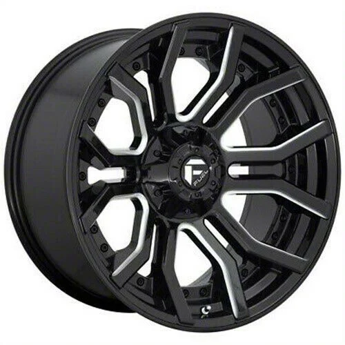Fuel Wheels Rage Gloss Black Milled 8-Lug Wheel; 20x10; -18mm Offset (11-14 Sierra 2500 HD)