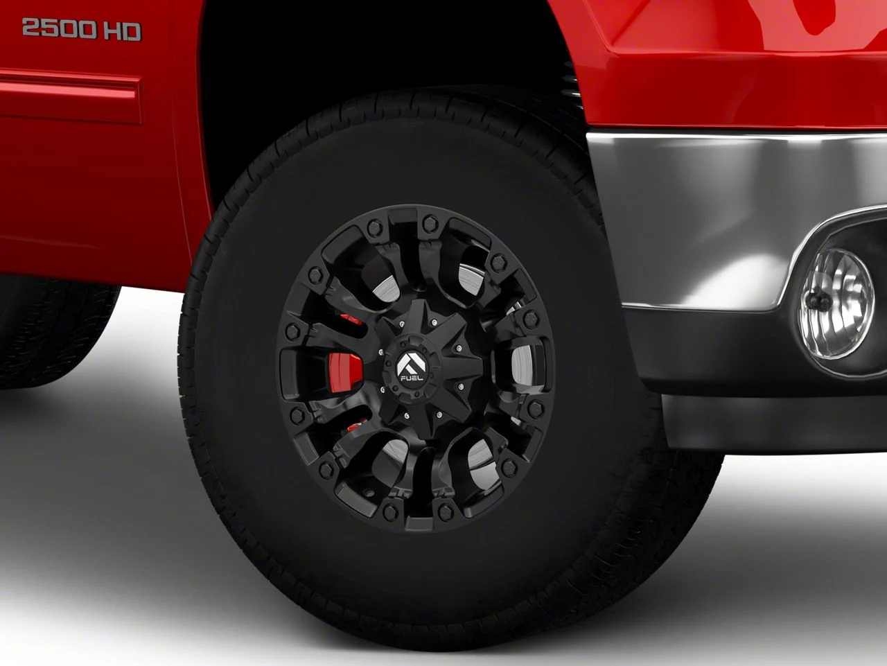 Fuel Wheels Vapor Matte Black 8-Lug Wheel; 17x10; -18mm Offset (07-10 Sierra 2500 HD)