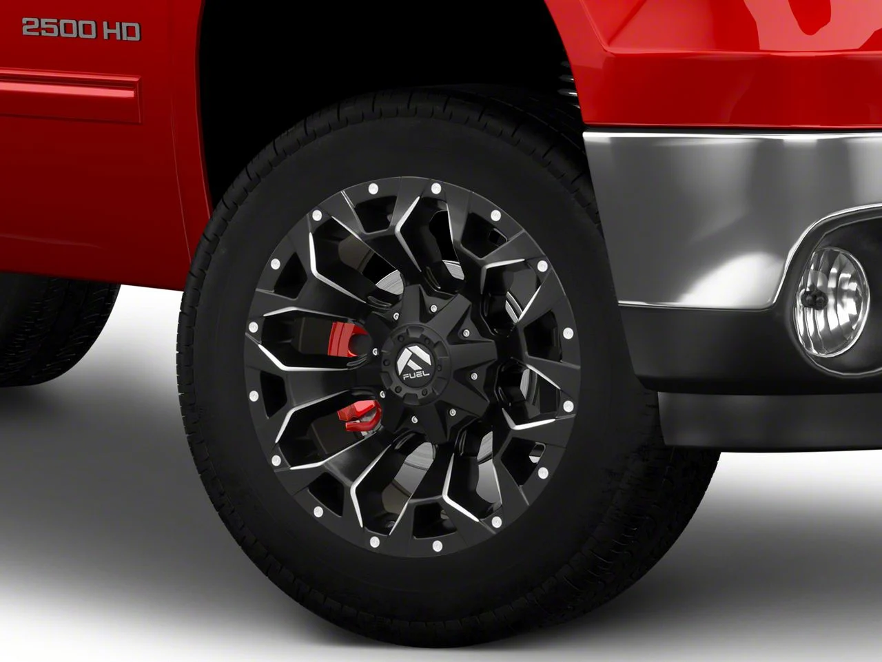 Fuel Wheels Assault Matte Black Milled 8-Lug Wheel; 20x10; -18mm Offset (07-10 Sierra 3500 HD SRW)