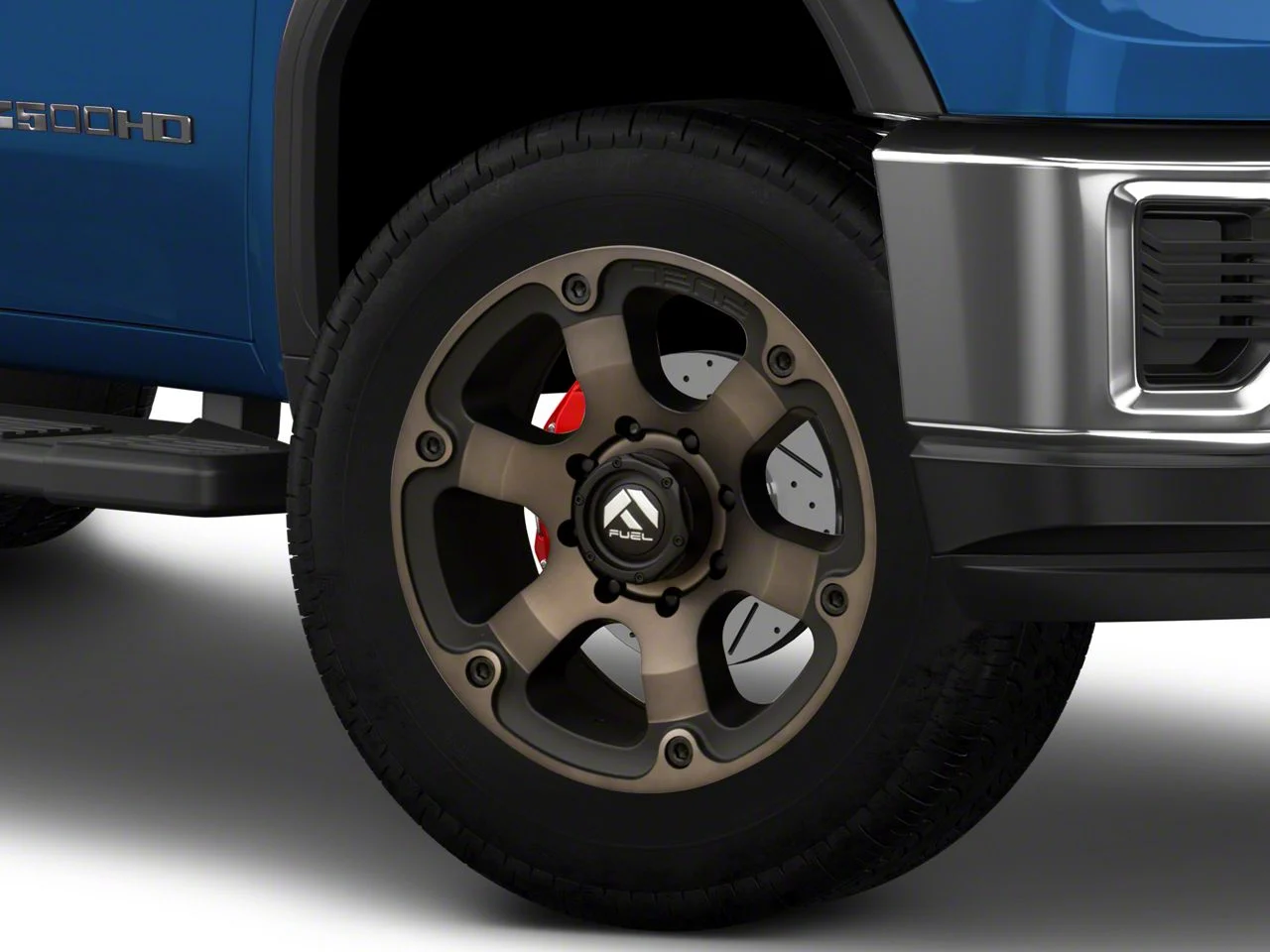 Fuel Wheels Beast Matte Black Double Dark Tint 8-Lug Wheel; 20x9; 1mm Offset (20-26 Sierra 3500 HD SRW)