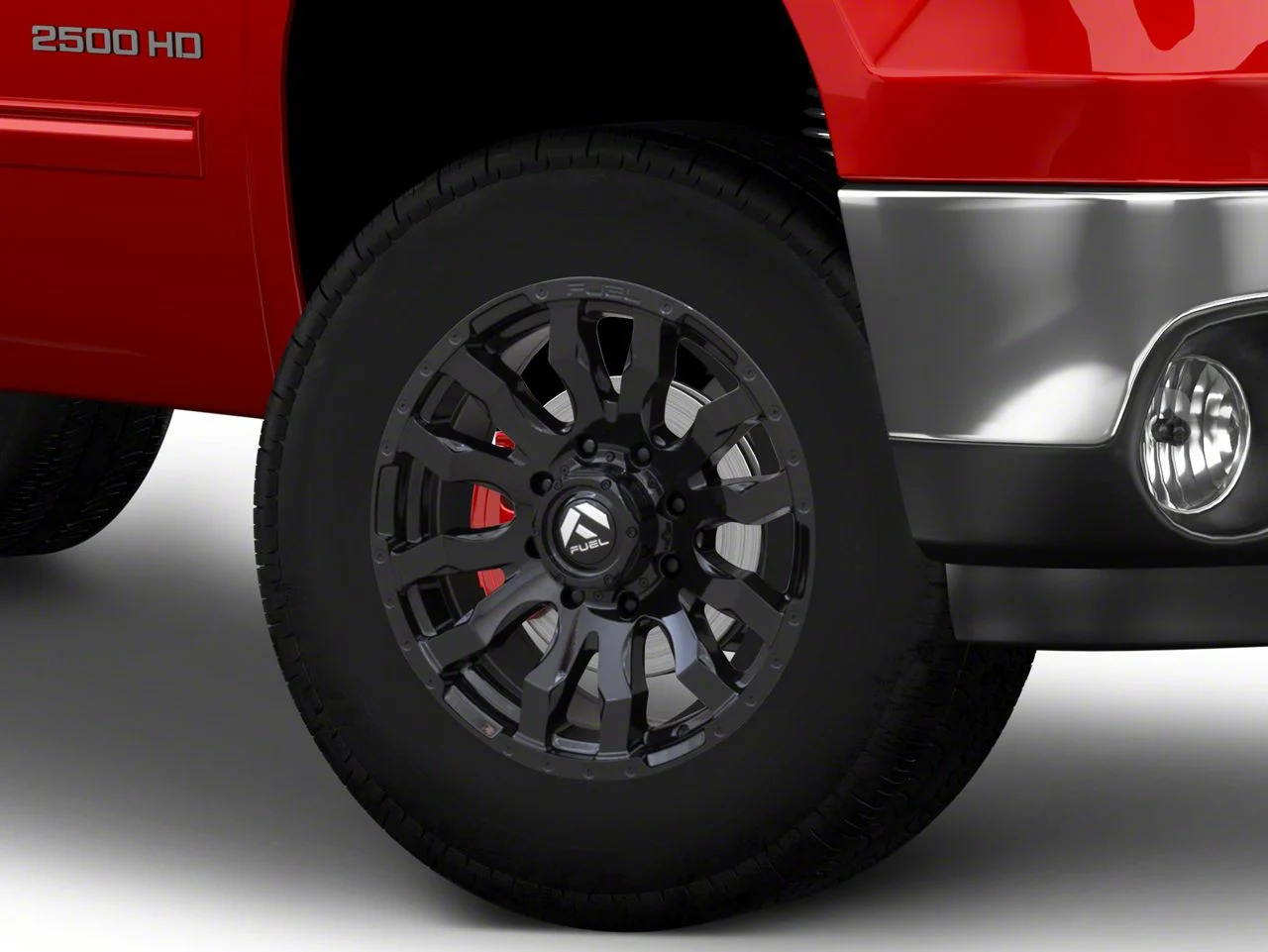 Fuel Wheels Blitz Gloss Black 8-Lug Wheel; 18x9; -12mm Offset (07-10 Sierra 3500 HD SRW)