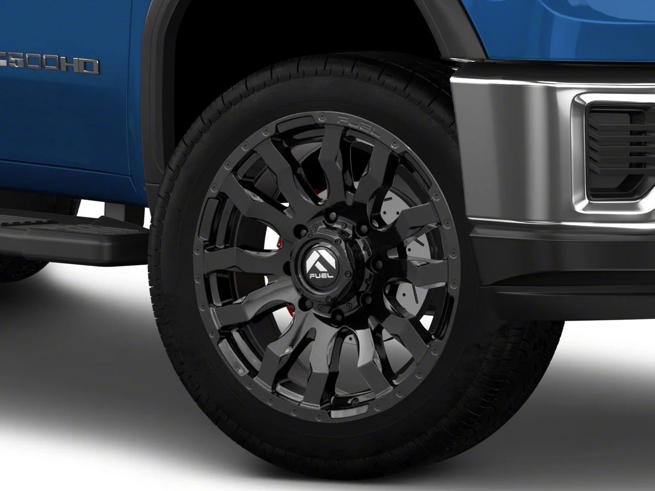 Fuel Wheels Blitz Gloss Black 8-Lug Wheel; 22x10; -18mm Offset (20-26 Sierra 3500 HD SRW)