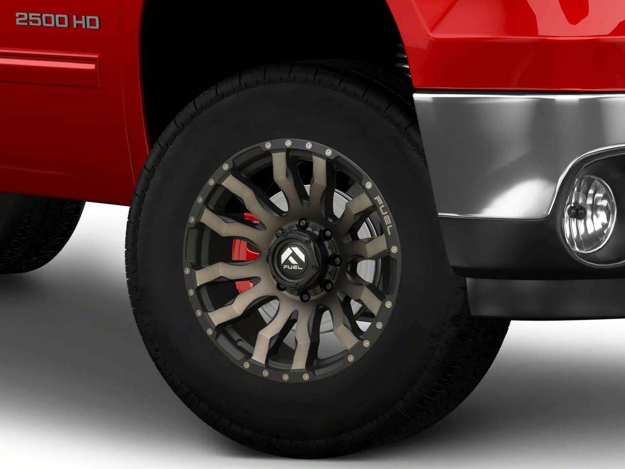 Fuel Wheels Blitz Matte Black Double Dark Tint 8-Lug Wheel; 18x9; -12mm Offset (07-10 Sierra 3500 HD SRW)