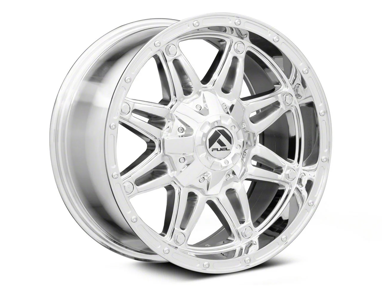 Fuel Wheels Hostage Chrome 8-Lug Wheel; 17x9; 1mm Offset (07-10 Sierra 3500 HD SRW)