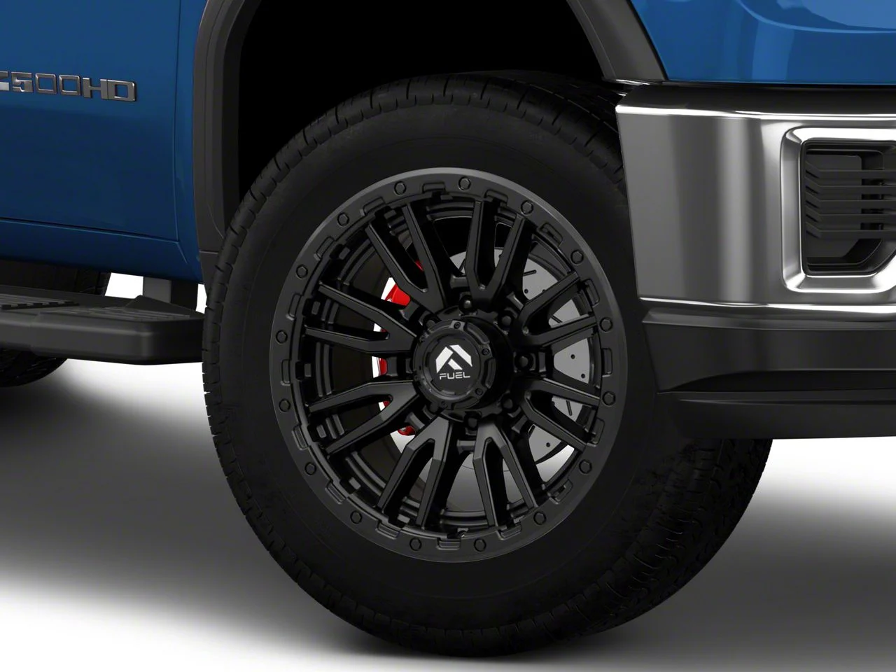 Fuel Wheels Rebel Matte Black 8-Lug Wheel; 20x10; -18mm Offset (20-26 Sierra 3500 HD SRW)