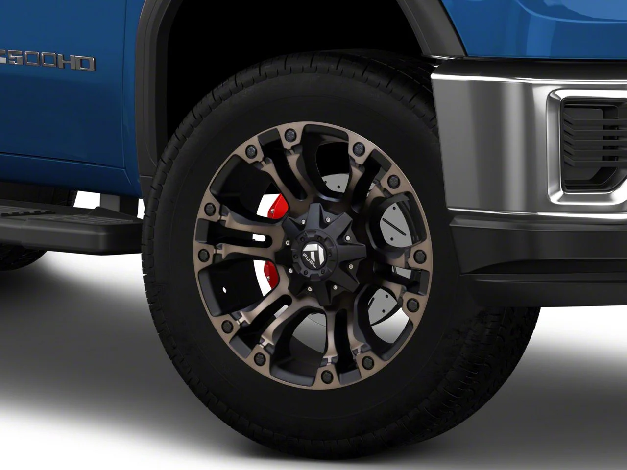 Fuel Wheels Vapor Matte Black Double Dark Tint 8-Lug Wheel; 20x9; 1mm Offset (20-26 Sierra 3500 HD SRW)
