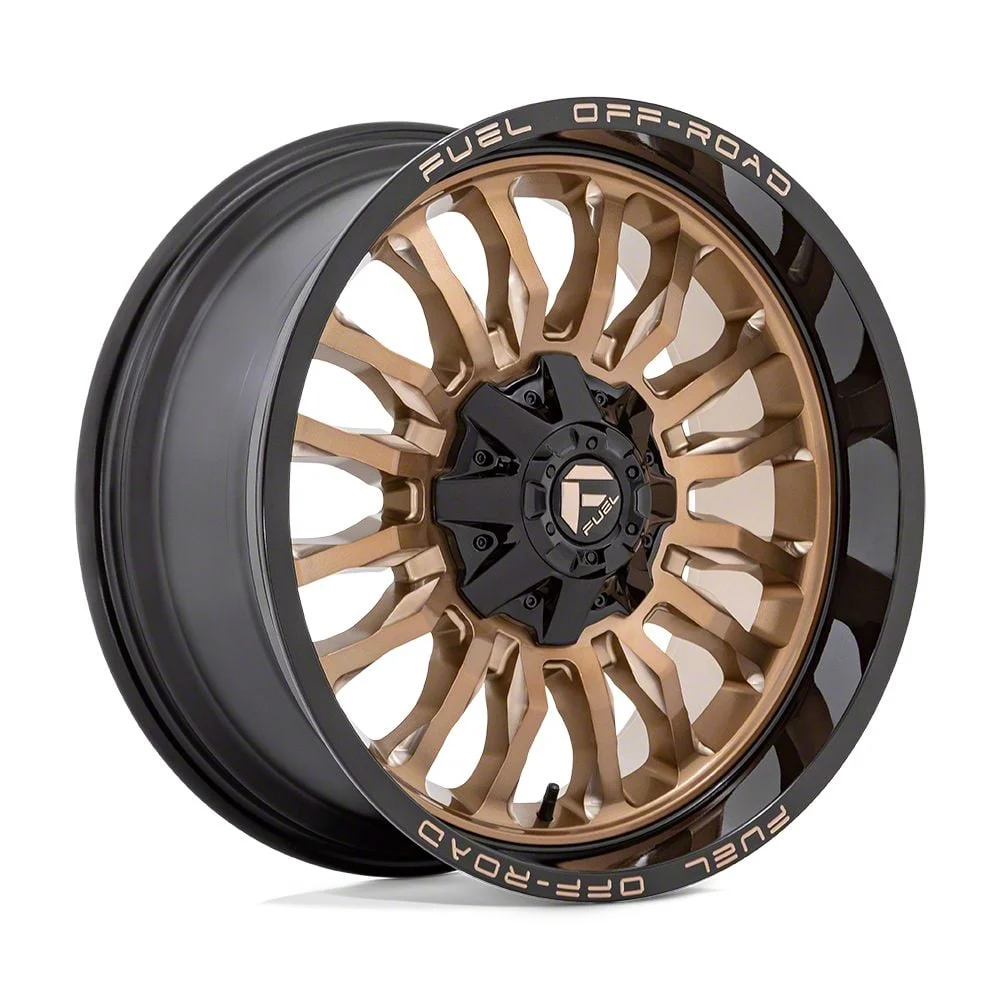 Fuel Wheels Arc Platinum Bronze with Black Lip 6-Lug Wheel; 20x9; 1mm Offset (19-26 Silverado 1500)