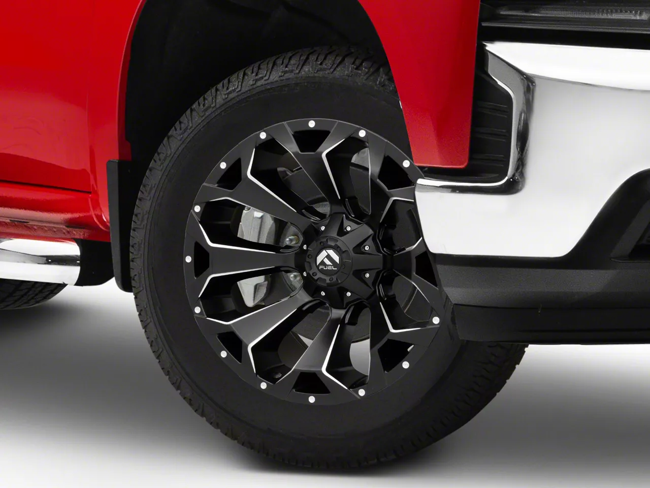 Fuel Wheels Assault Matte Black Milled 6-Lug Wheel; 22x10; -22mm Offset (19-26 Silverado 1500)