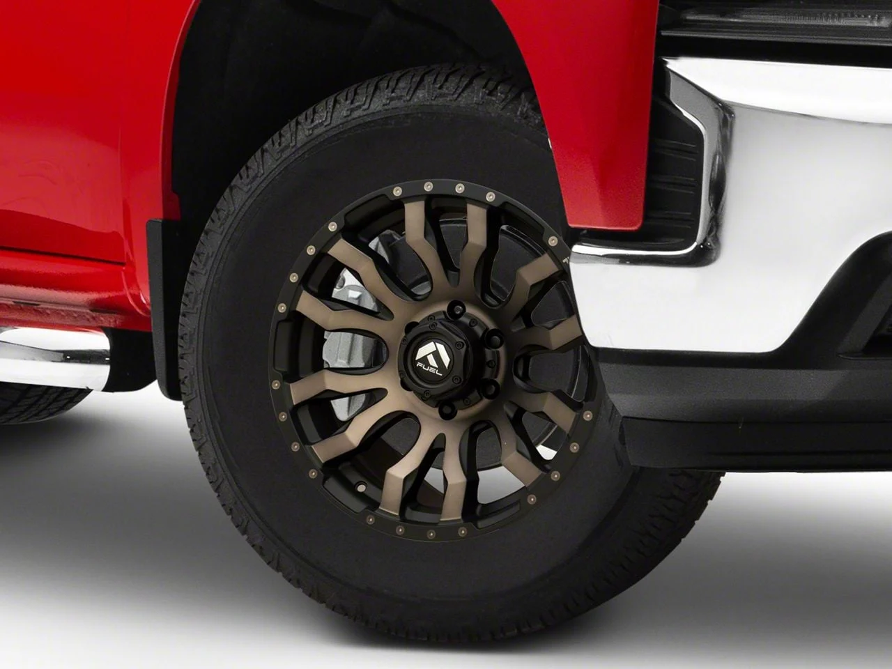 Fuel Wheels Blitz Matte Black Double Dark Tint 6-Lug Wheel; 18x9; 20mm Offset (19-26 Silverado 1500)