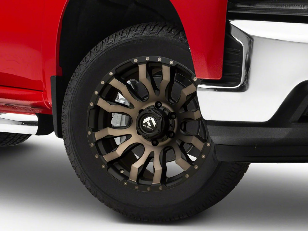 Fuel Wheels Blitz Matte Black Double Dark Tint 6-Lug Wheel; 20x9; 0mm Offset (19-26 Silverado 1500)