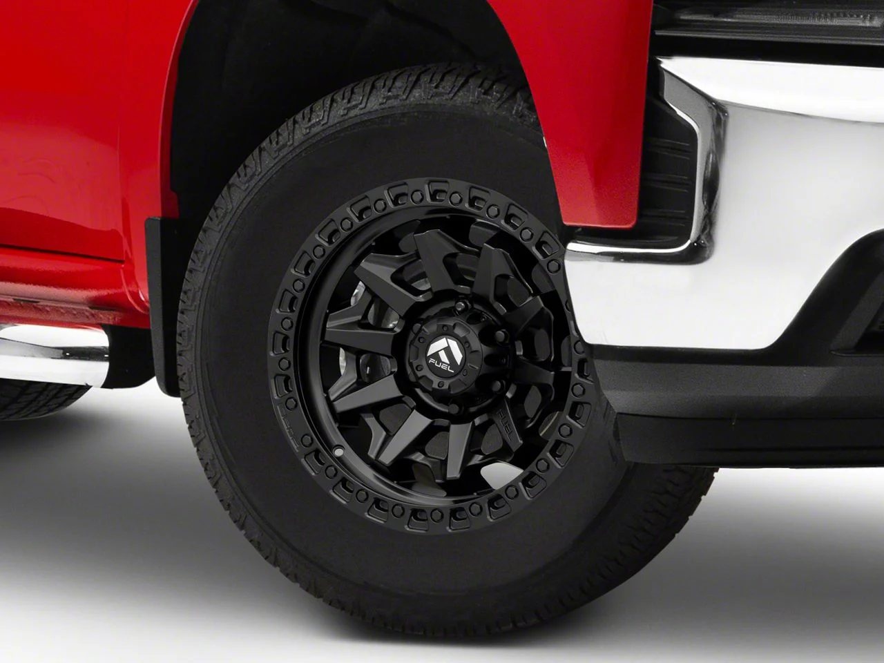 Fuel Wheels Covert Matte Black 6-Lug Wheel; 18x9; 20mm Offset (19-26 Silverado 1500)