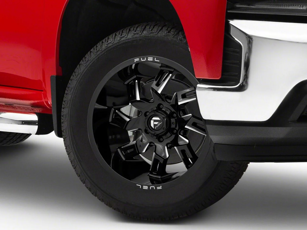 Fuel Wheels Lockdown Gloss Black Milled 6-Lug Wheel; 20x9; 1mm Offset (19-26 Silverado 1500)