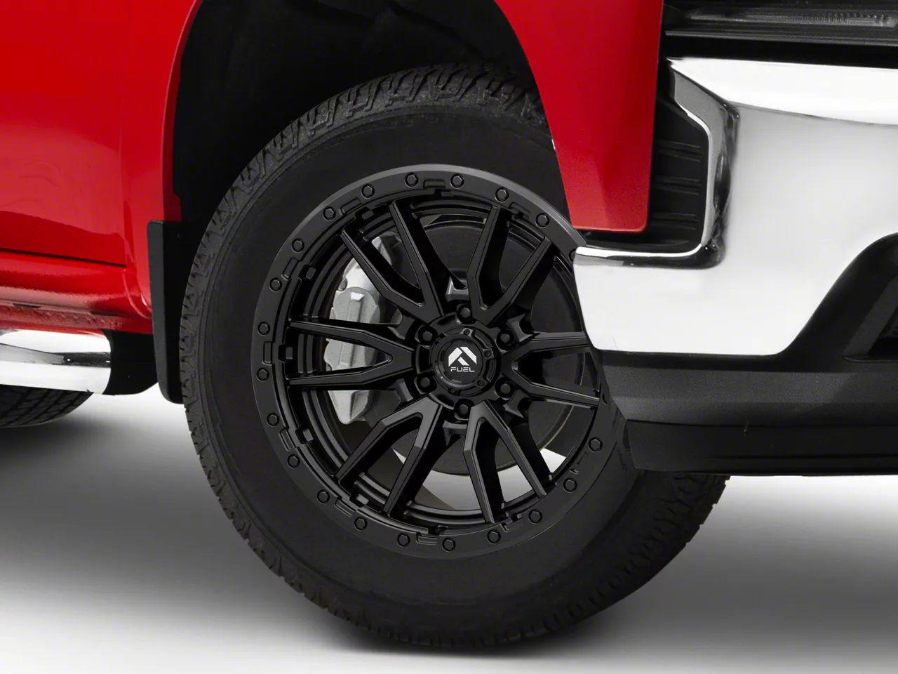 Fuel Wheels Rebel Matte Black 6-Lug Wheel; 20x9; 1mm Offset (19-26 Silverado 1500)