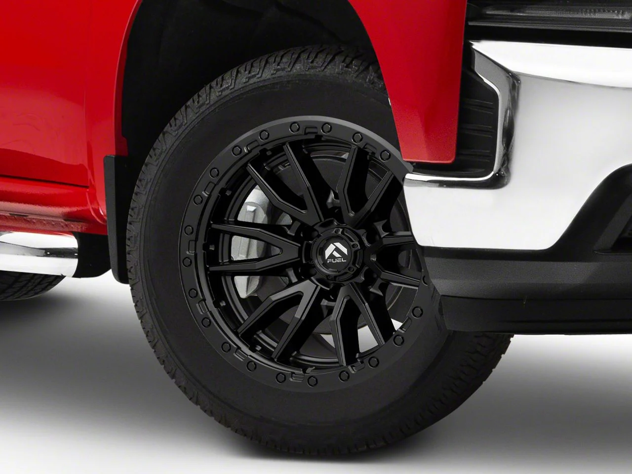 Fuel Wheels Rebel Matte Black 6-Lug Wheel; 20x9; 20mm Offset (19-26 Silverado 1500)