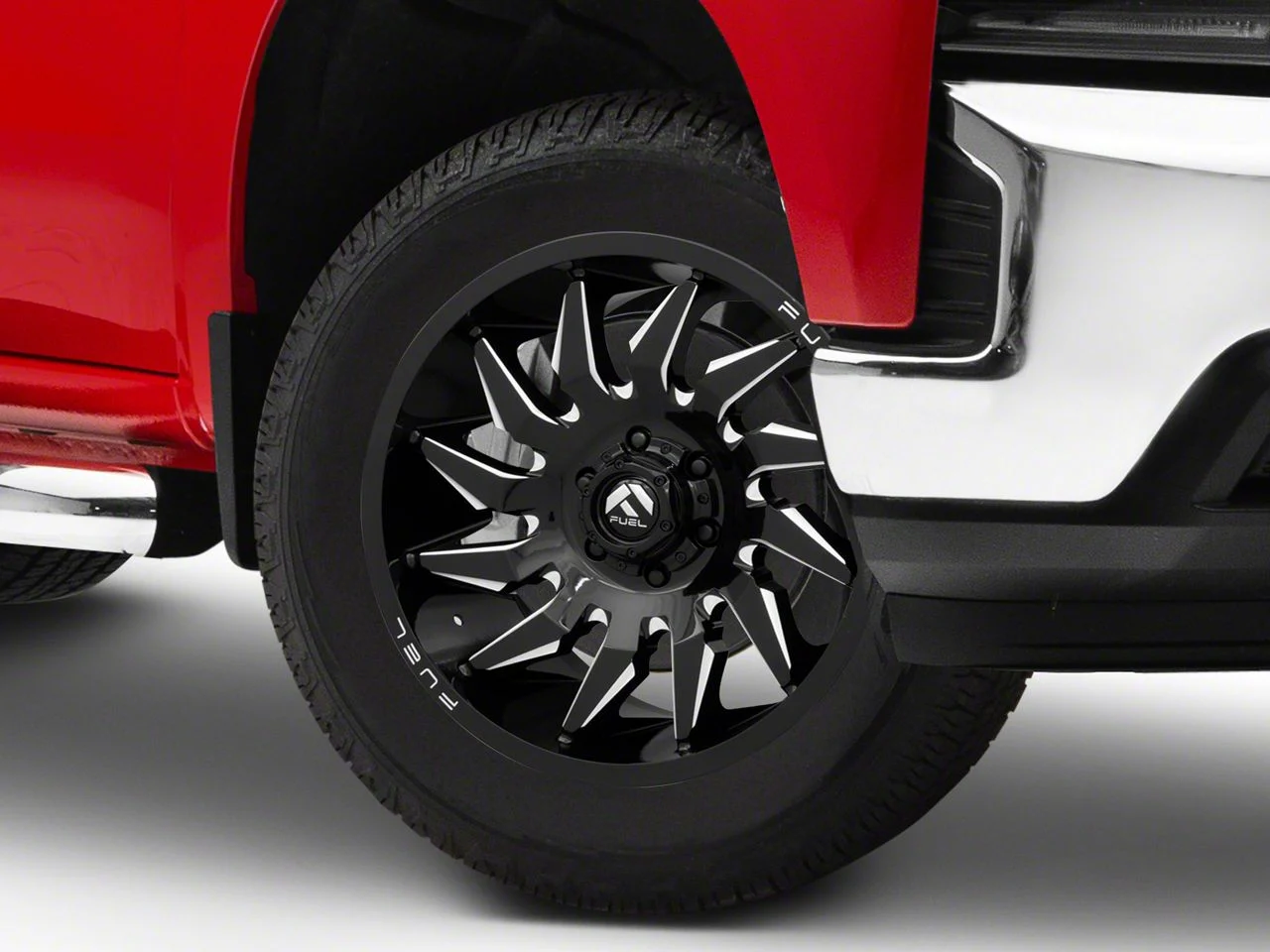 Fuel Wheels Saber Gloss Black Milled 6-Lug Wheel; 20x10; -18mm Offset (19-26 Silverado 1500)