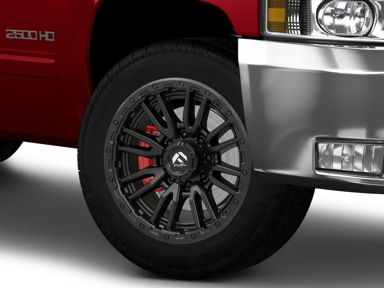 Fuel Wheels Rebel Matte Black 8-Lug Wheel; 20x10; -18mm Offset (07-10 Silverado 2500 HD)