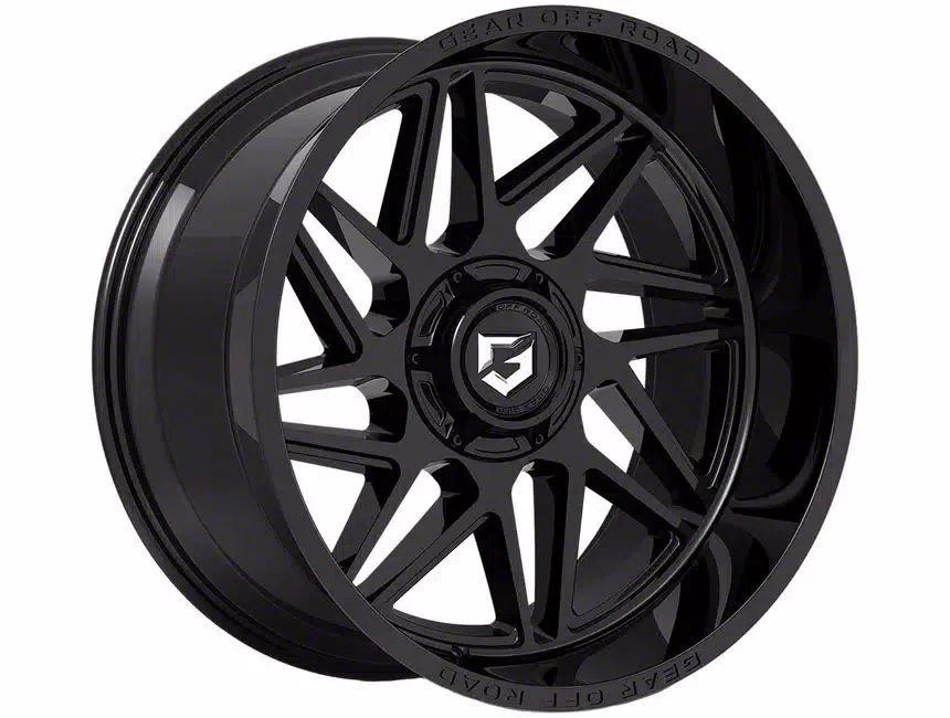 Gear Off-Road Ratio Gloss Black 8-Lug Wheel; 20x9; 18mm Offset (11-14 Sierra 2500 HD)