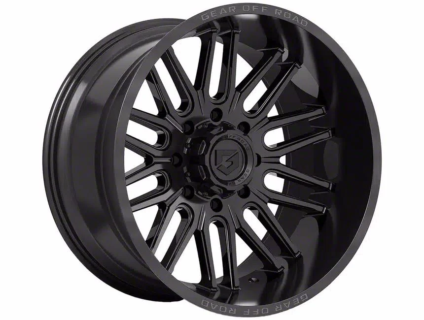 Gear Off-Road Lumen Gloss Black 8-Lug Wheel; 20x10; -12mm Offset (11-16 F-250 Super Duty)