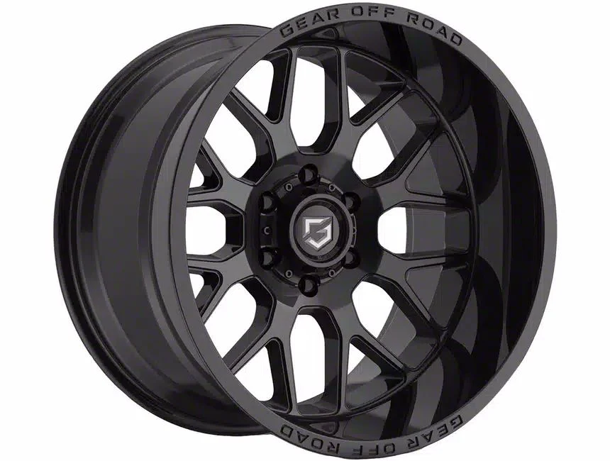 Gear Off-Road Raid Gloss Black 8-Lug Wheel; 18x9; 18mm Offset (11-16 F-250 Super Duty)