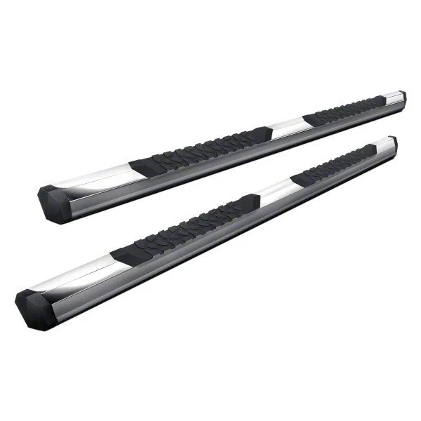 GEM Tubes Octa Series Nerf Side Step Bars; Chrome (03-09 RAM 2500 Quad Cab)
