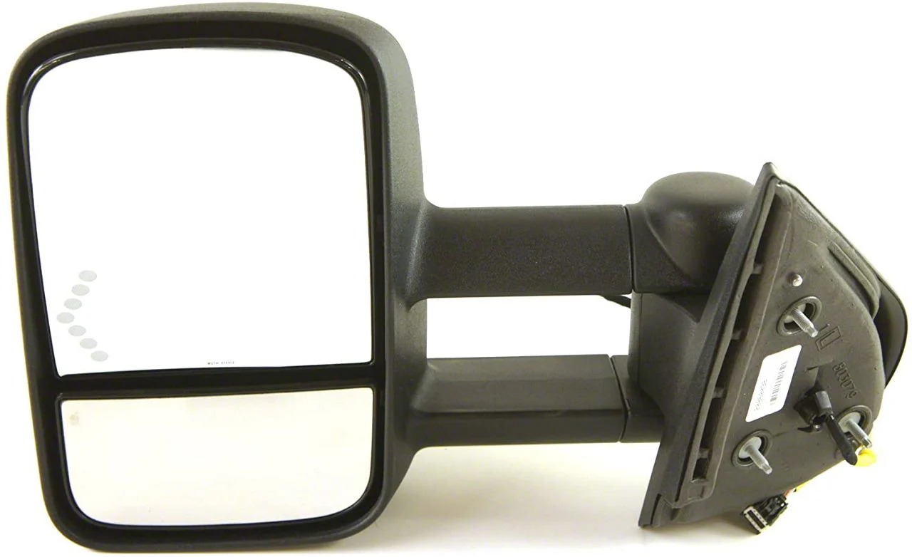 Door Mirror Set; Left; Power; Trailer Tow Type; Assembly (07-14 Sierra 3500 HD)