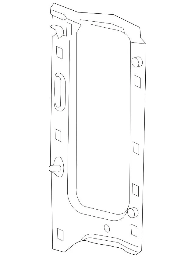 Headlight Mounting Bracket; Driver Side (15-19 Sierra 3500 HD)