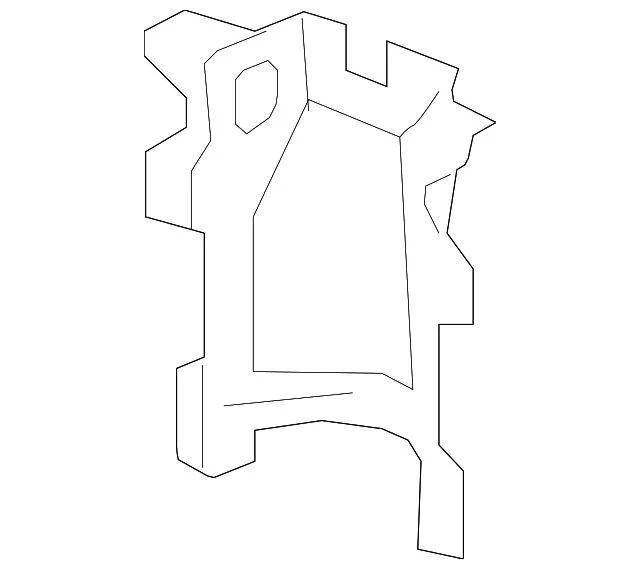 Radiator Support; Right; Side Bracket (07-14 6.0L Sierra 3500 HD)