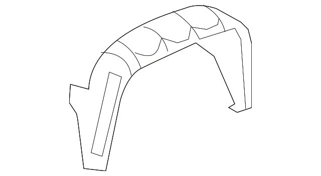 Wheel Housing; Rear Right (07-14 Sierra 3500 HD)