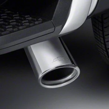 Direct Fit Exhaust Tip; 3-Inch; Polished (19-26 2.7L Silverado 1500)